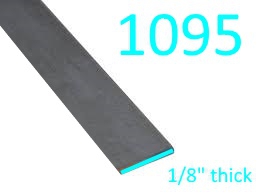 1095 Knife Steel - 1/8 x 1 x 12"